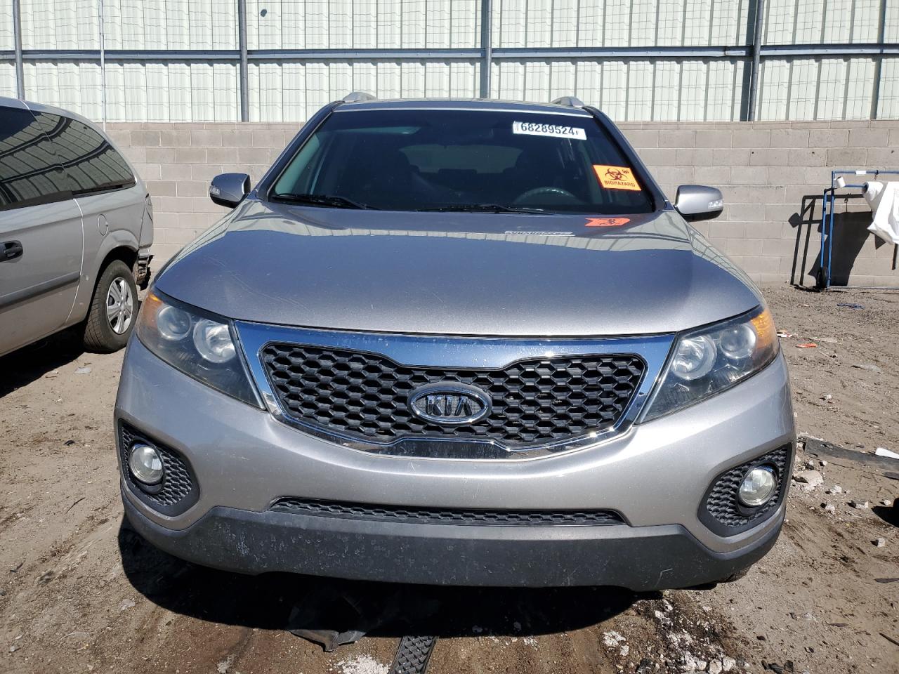 2013 Kia Sorento Lx Silver vin: 5XYKTDA21DG366556