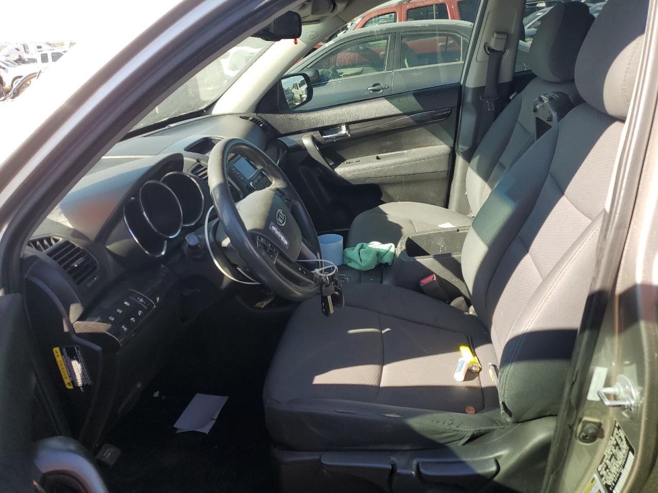 2013 Kia Sorento Lx Silver vin: 5XYKTDA21DG366556