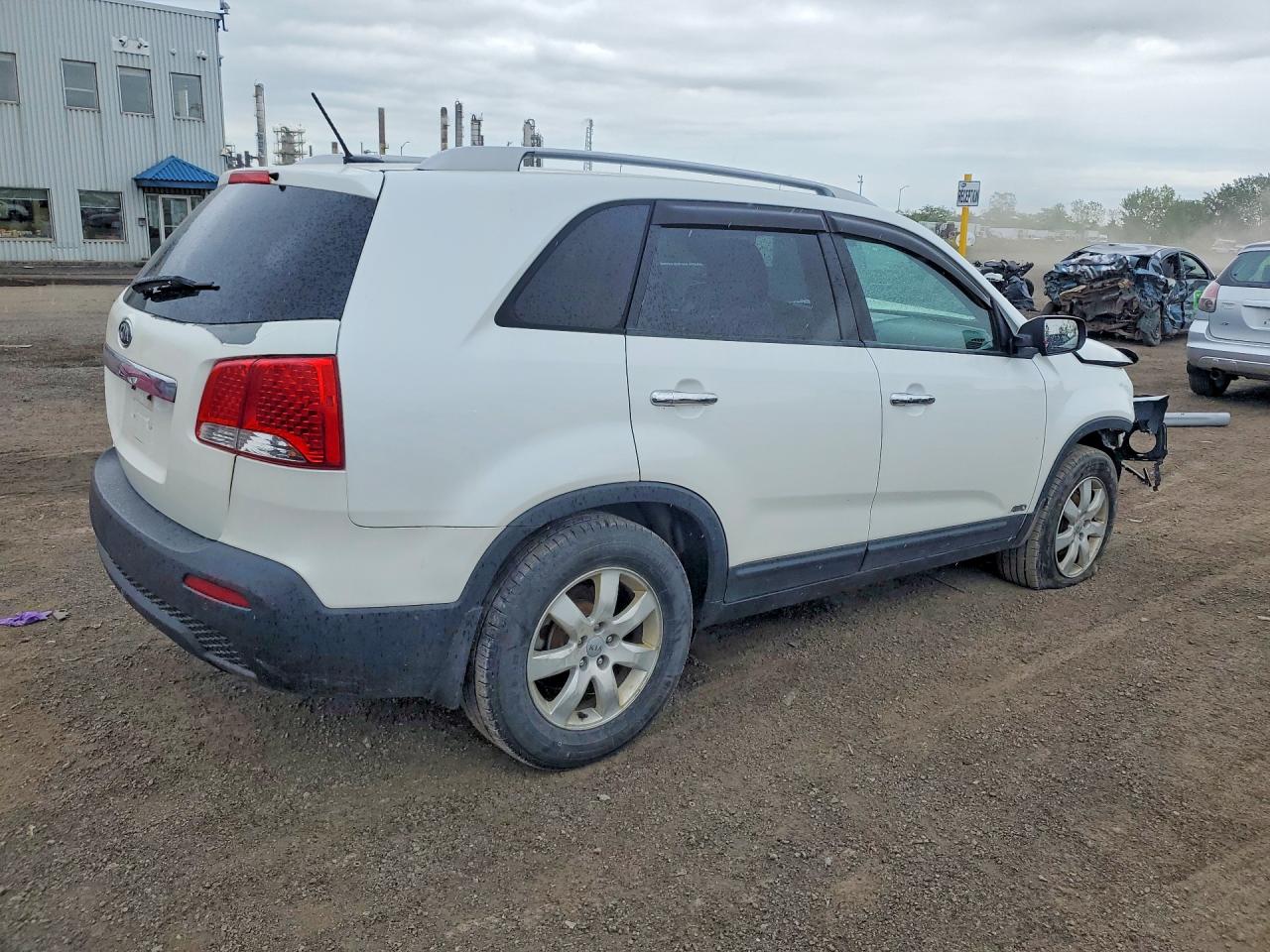 2012 Kia Sorento Lx White vin: 5XYKTDA22CG251012