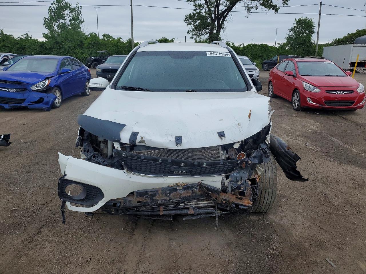 2012 Kia Sorento Lx White vin: 5XYKTDA22CG251012