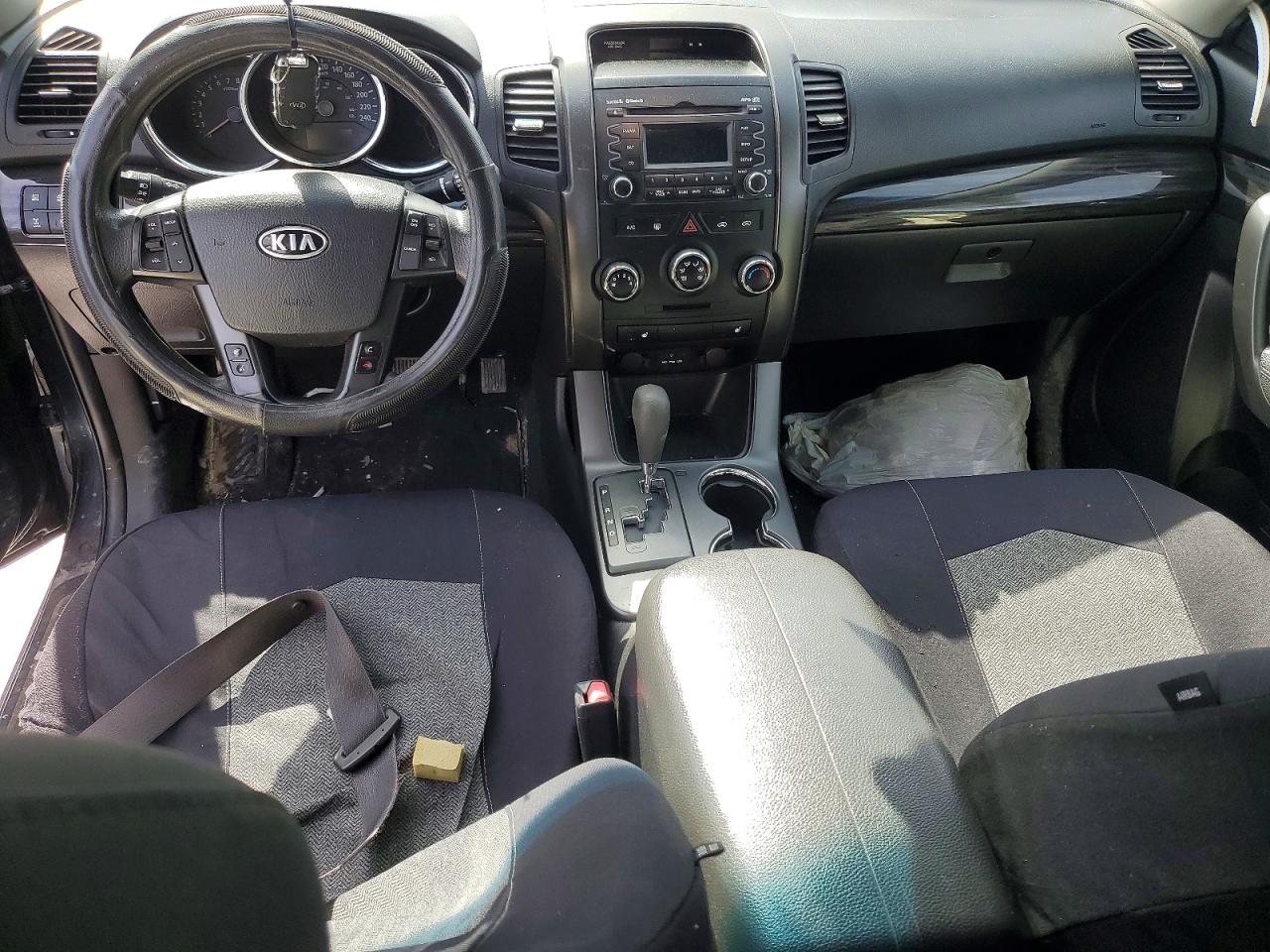 2013 Kia Sorento Lx Black vin: 5XYKTDA22DG373726