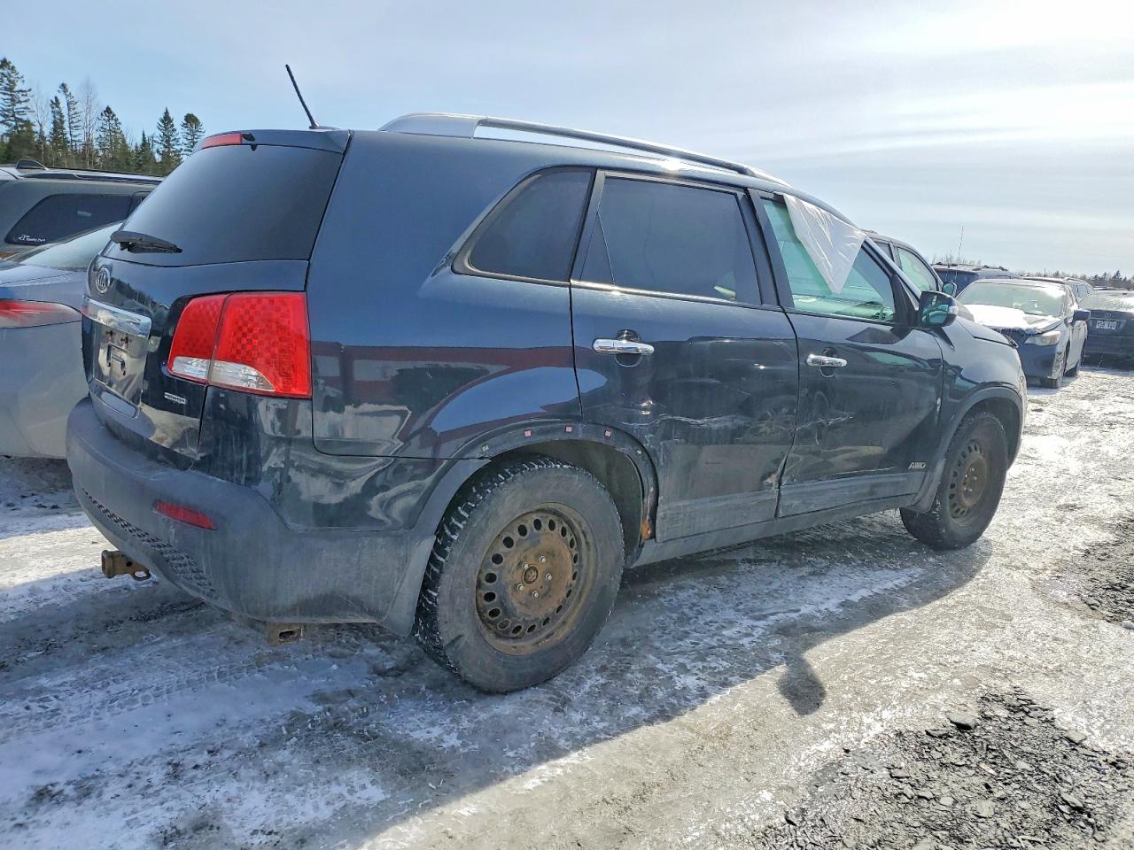 2013 Kia Sorento Lx Black vin: 5XYKTDA22DG373726
