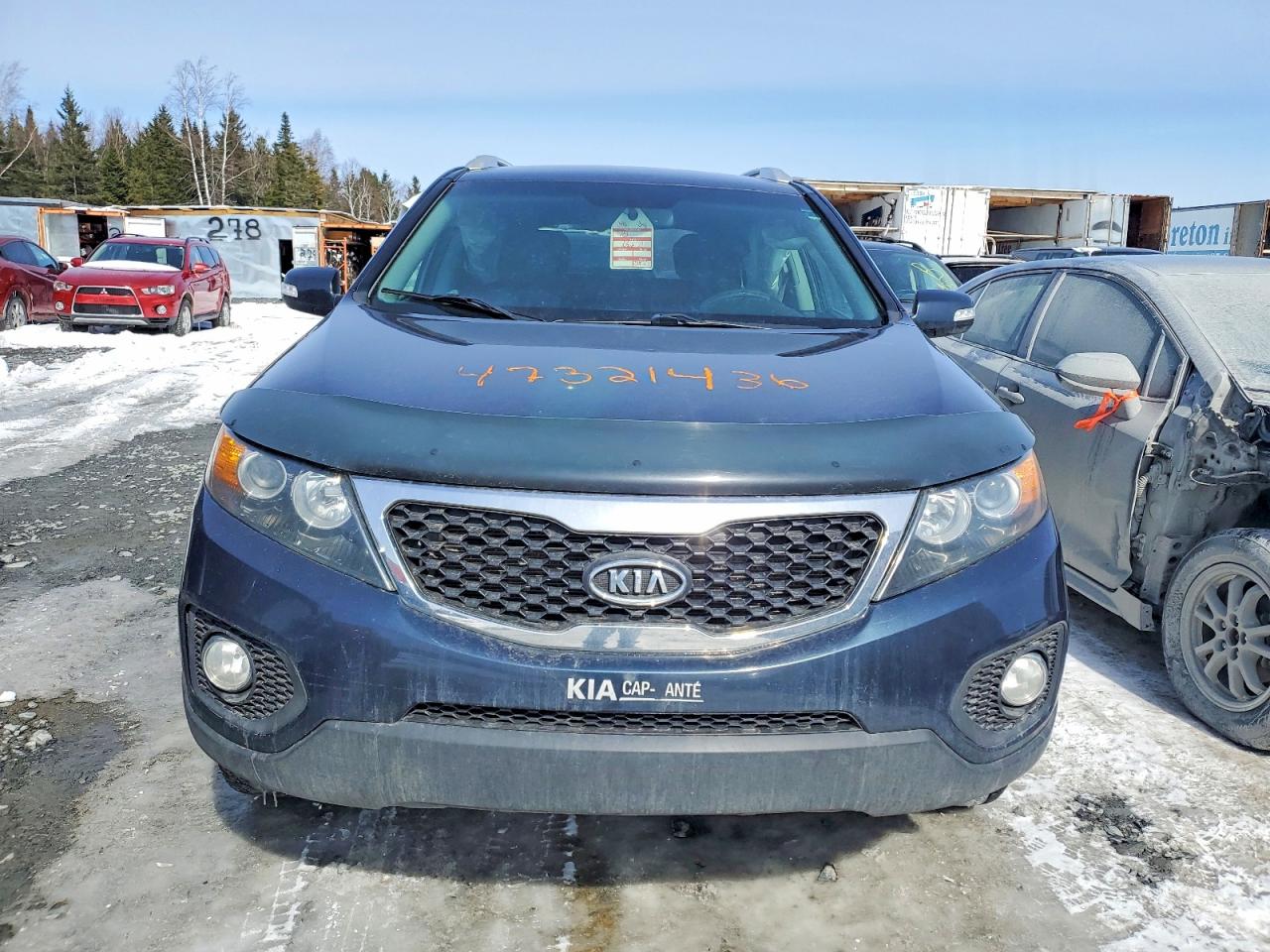 2013 Kia Sorento Lx Black vin: 5XYKTDA22DG373726