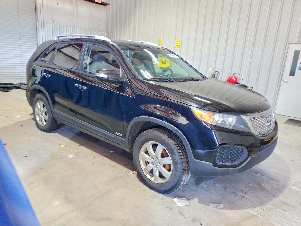 2013 Kia Sorento Lx Black vin: 5XYKTDA23DG315897