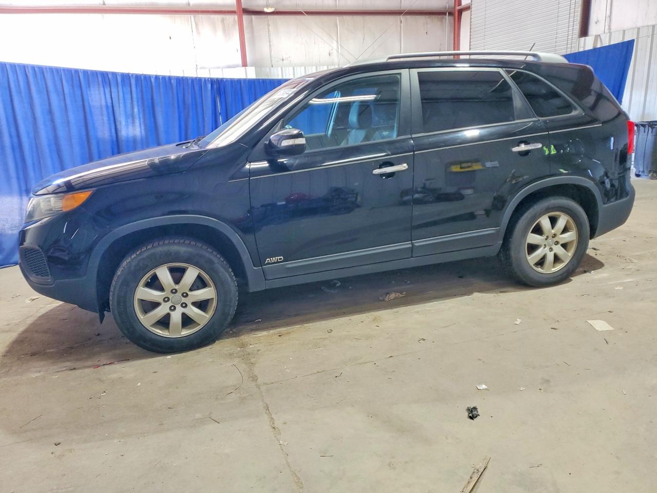 2013 Kia Sorento Lx Black vin: 5XYKTDA23DG315897