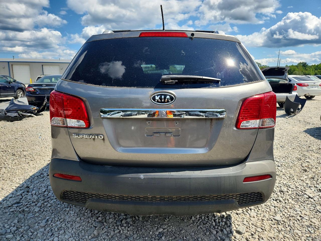2013 Kia Sorento Lx Gray vin: 5XYKTDA23DG336426