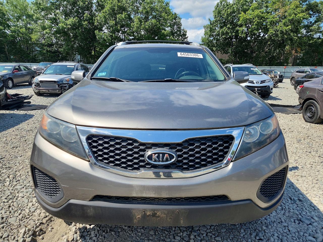 2013 Kia Sorento Lx Gray vin: 5XYKTDA23DG336426