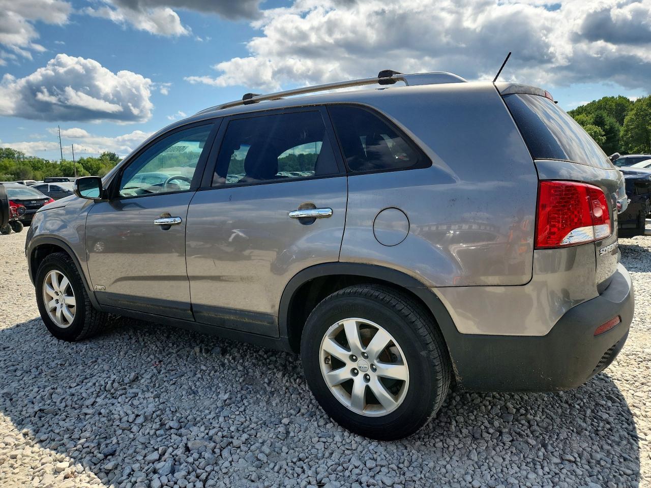 2013 Kia Sorento Lx Gray vin: 5XYKTDA23DG336426