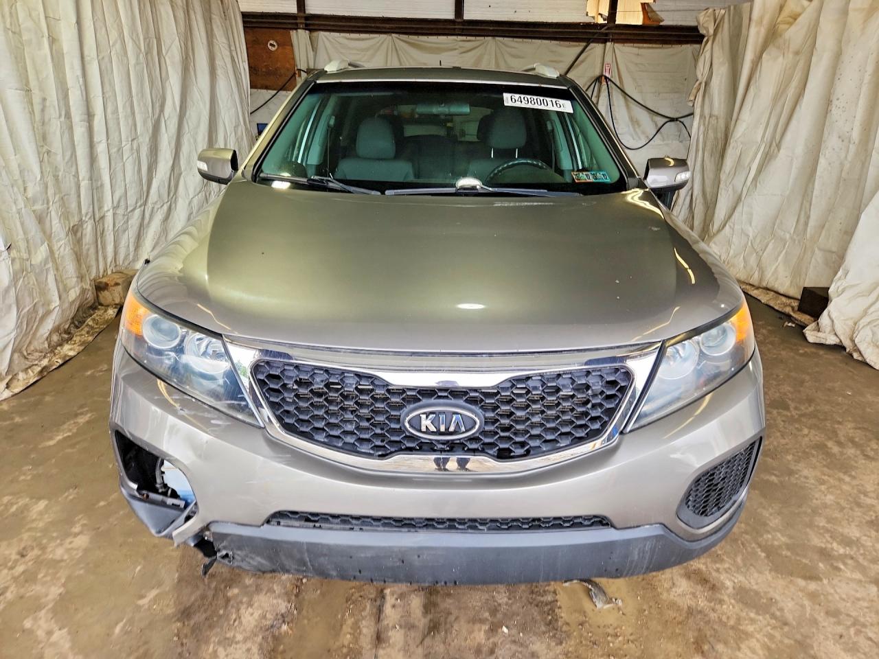 2013 Kia Sorento Lx Gray vin: 5XYKTDA23DG386128