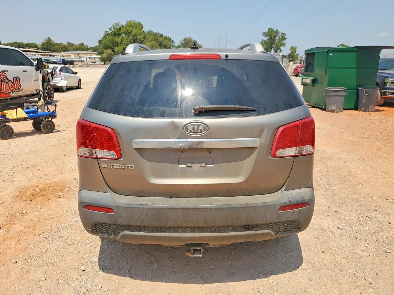 2011 Kia Sorento Lx Gray vin: 5XYKTDA24BG124874