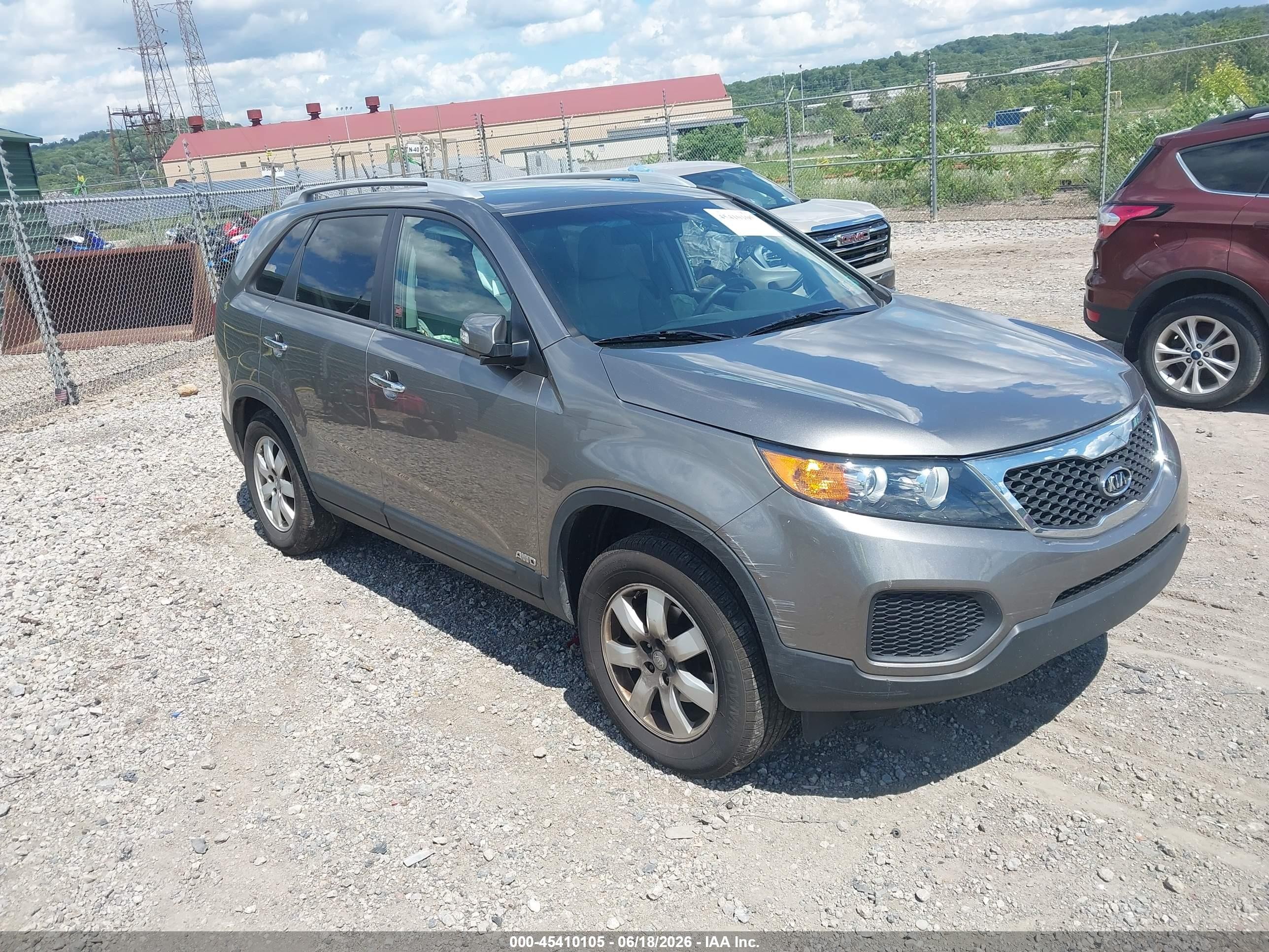 2012 Kia Sorento Lx V6 Tan vin: 5XYKTDA24CG297277