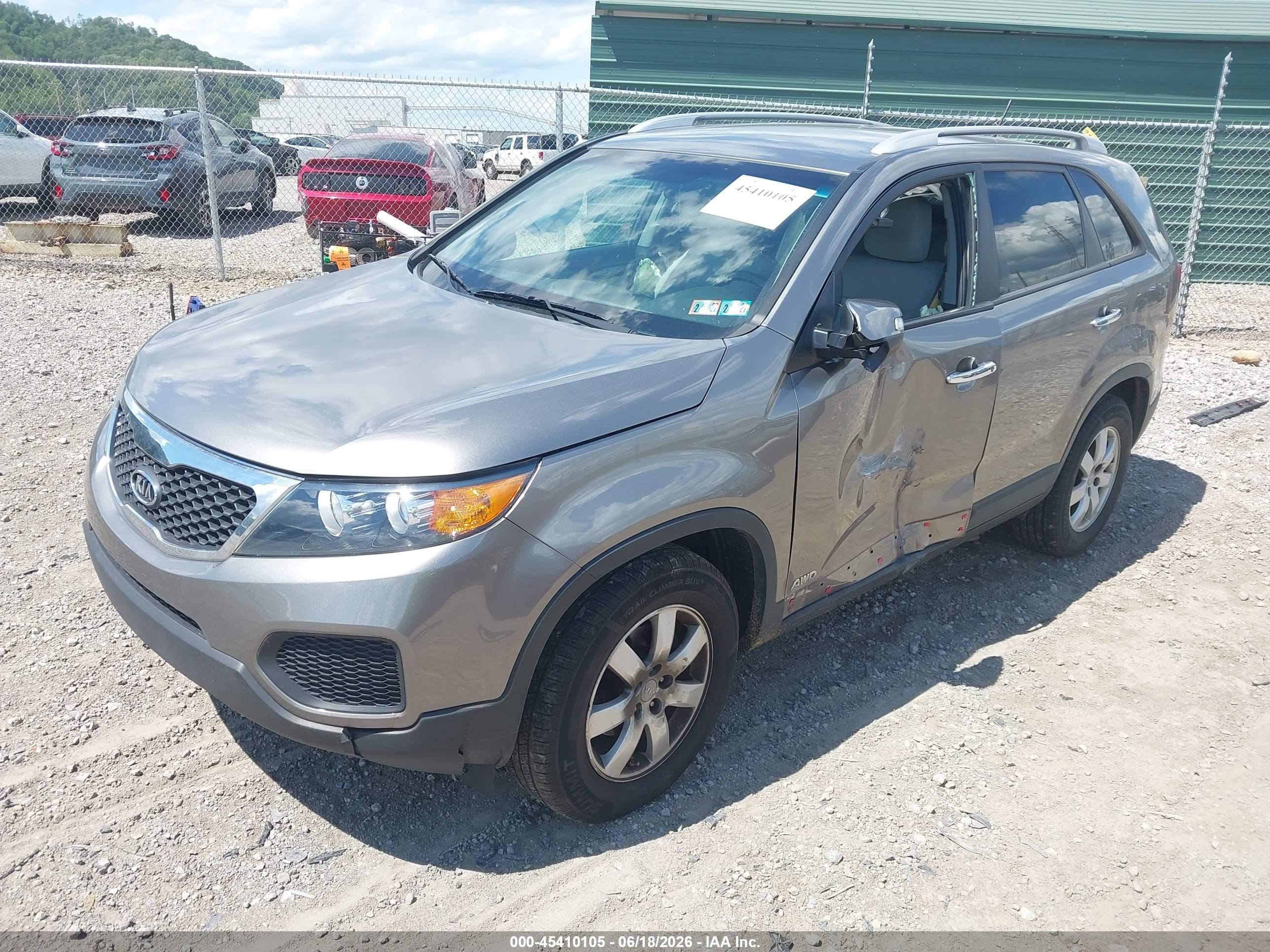 2012 Kia Sorento Lx V6 Tan vin: 5XYKTDA24CG297277