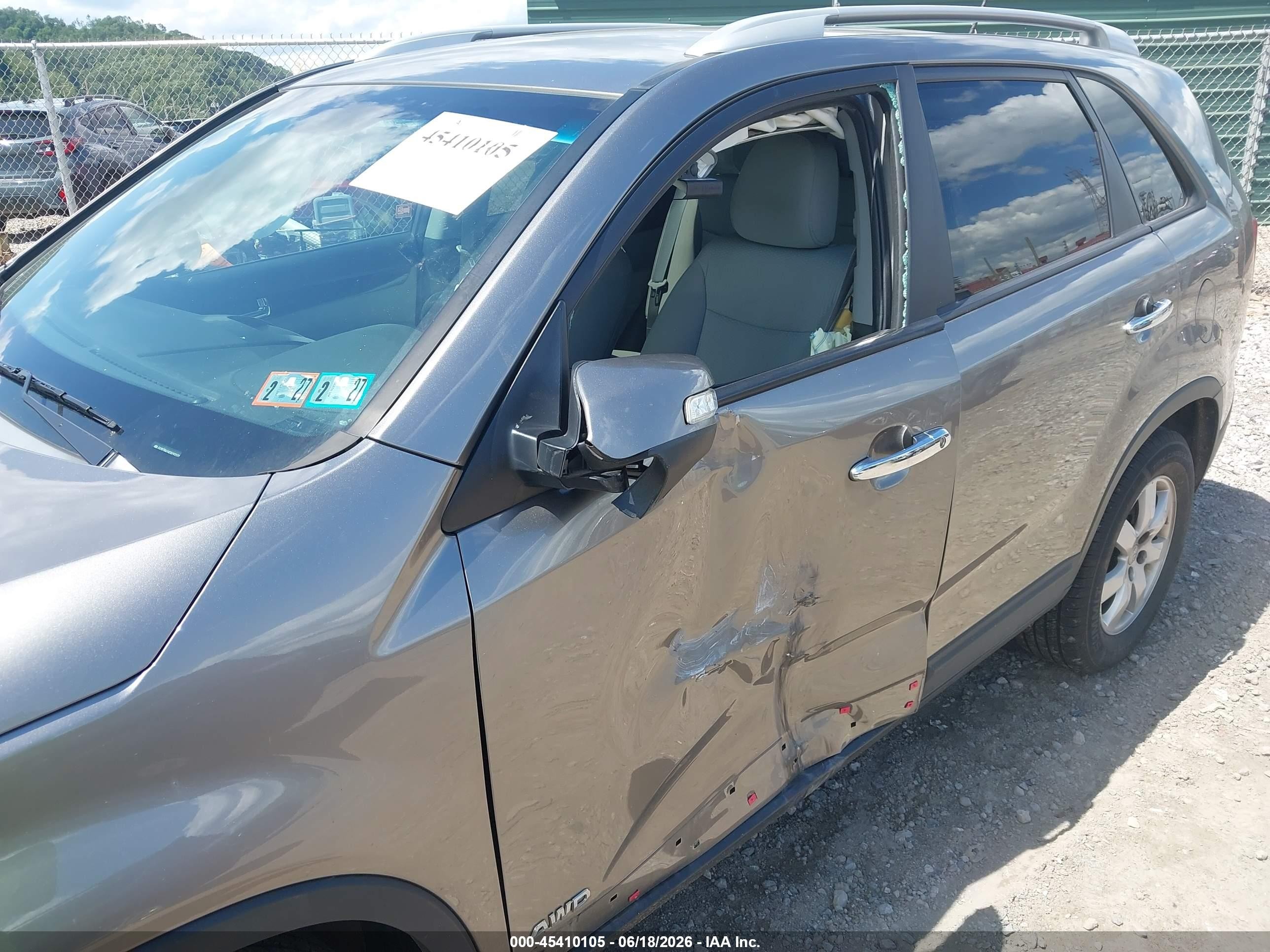 2012 Kia Sorento Lx V6 Tan vin: 5XYKTDA24CG297277
