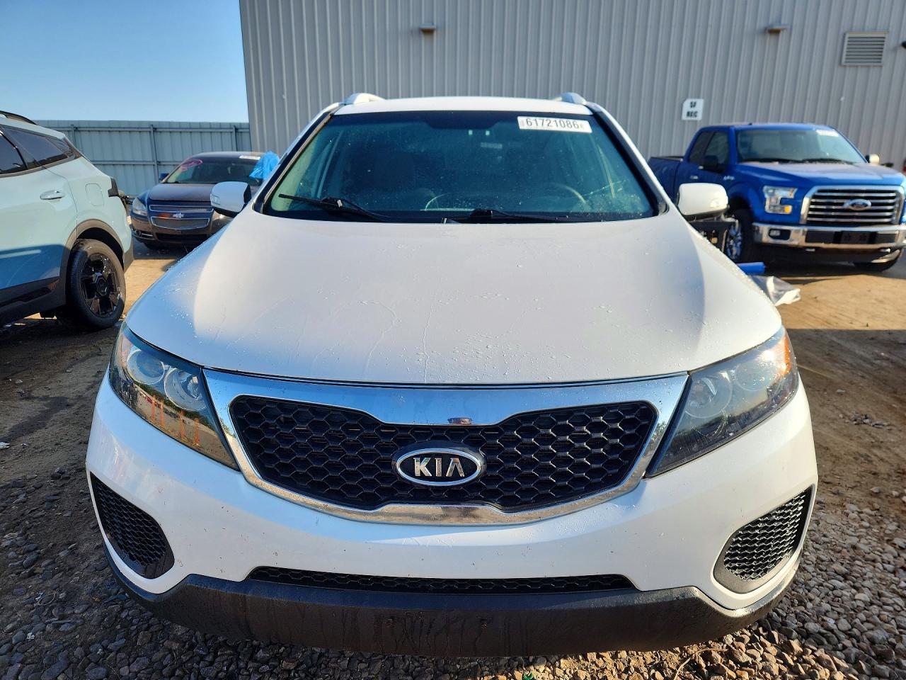 2013 Kia Sorento Lx White vin: 5XYKTDA24DG310160