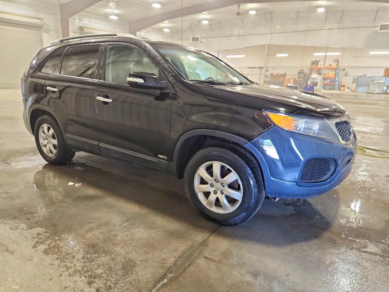 2013 Kia Sorento Lx Black vin: 5XYKTDA24DG402630