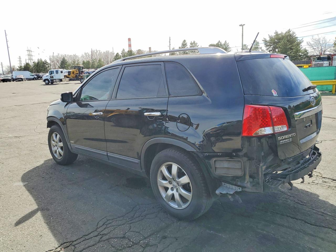 2013 Kia Sorento Lx Black vin: 5XYKTDA24DG421999