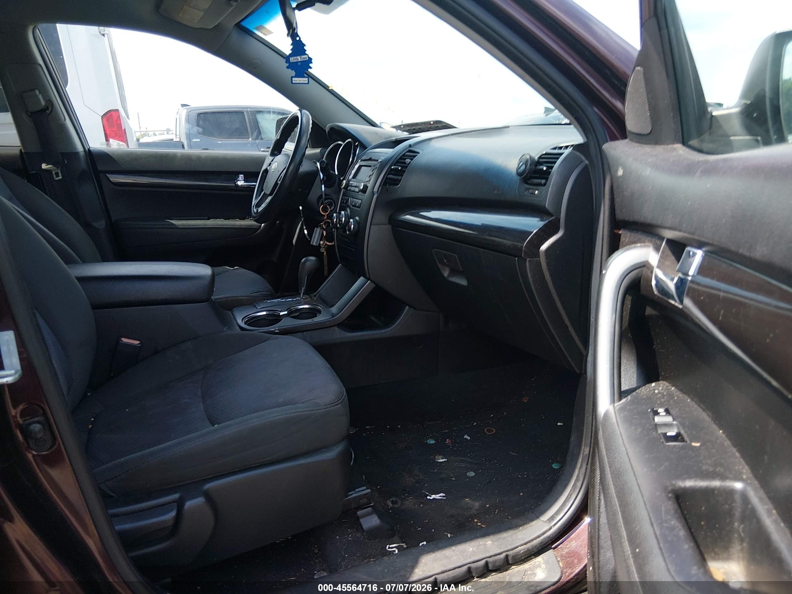 2012 Kia Sorento Lx V6 Purple vin: 5XYKTDA25CG226797