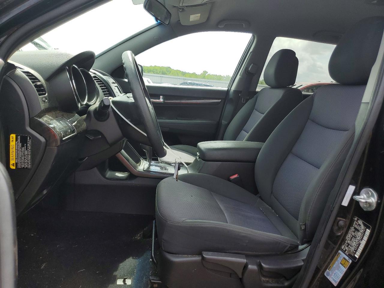 2013 Kia Sorento Lx Black vin: 5XYKTDA25DG327632