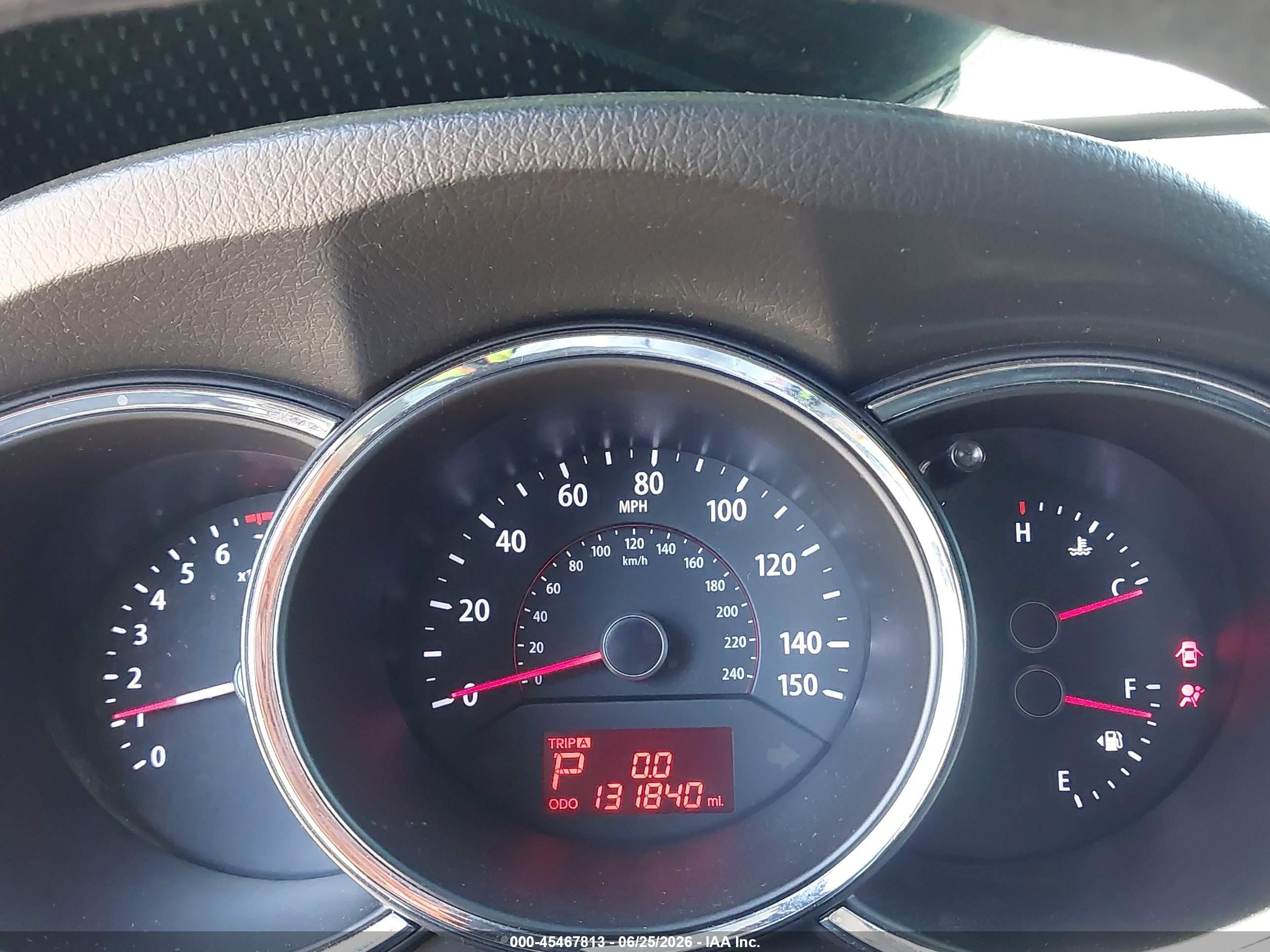 2013 Kia Sorento Lx V6 Gray vin: 5XYKTDA25DG332569