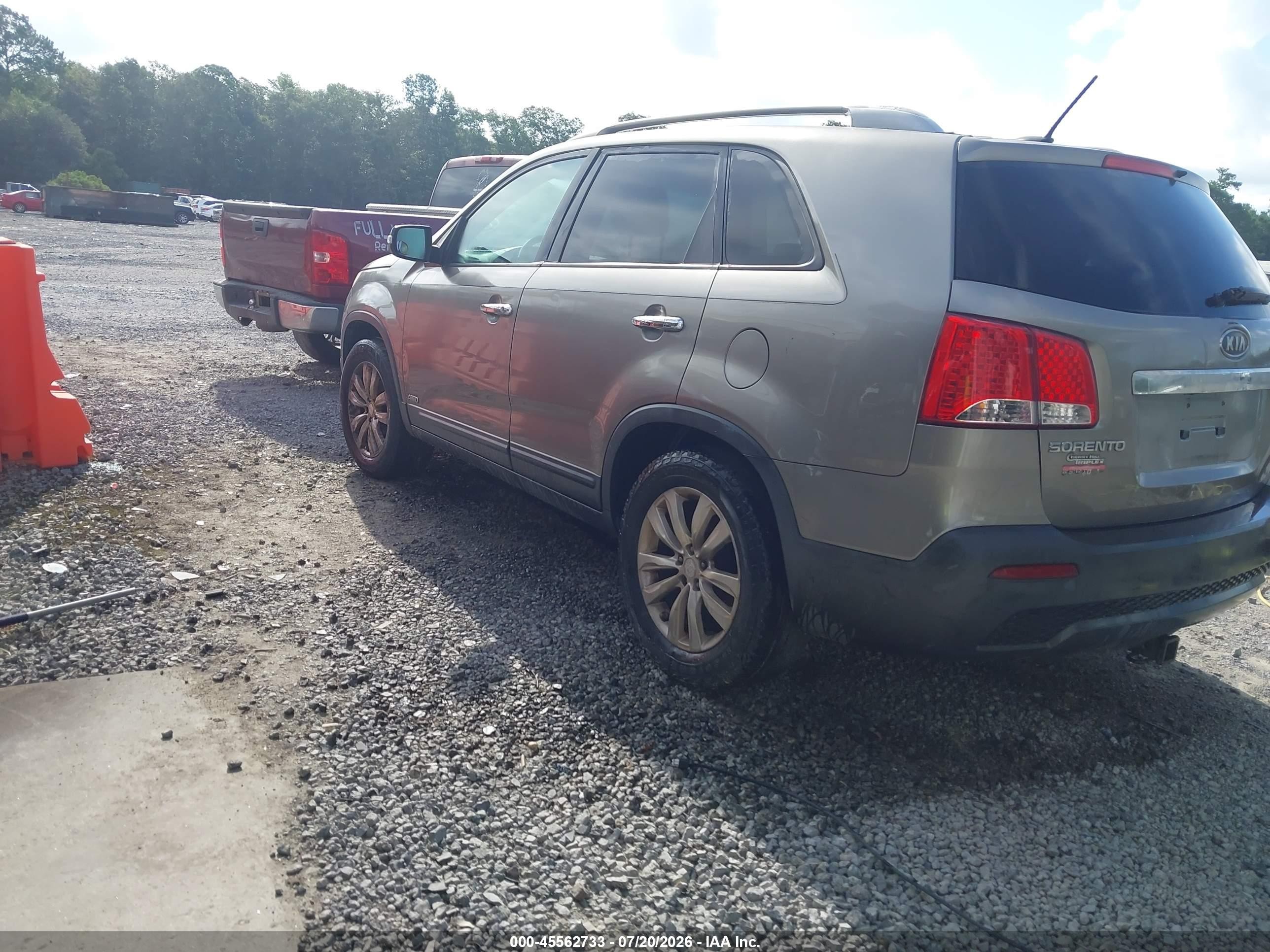 2011 Kia Sorento Lx V6 Серый vin: 5XYKTDA26BG085169