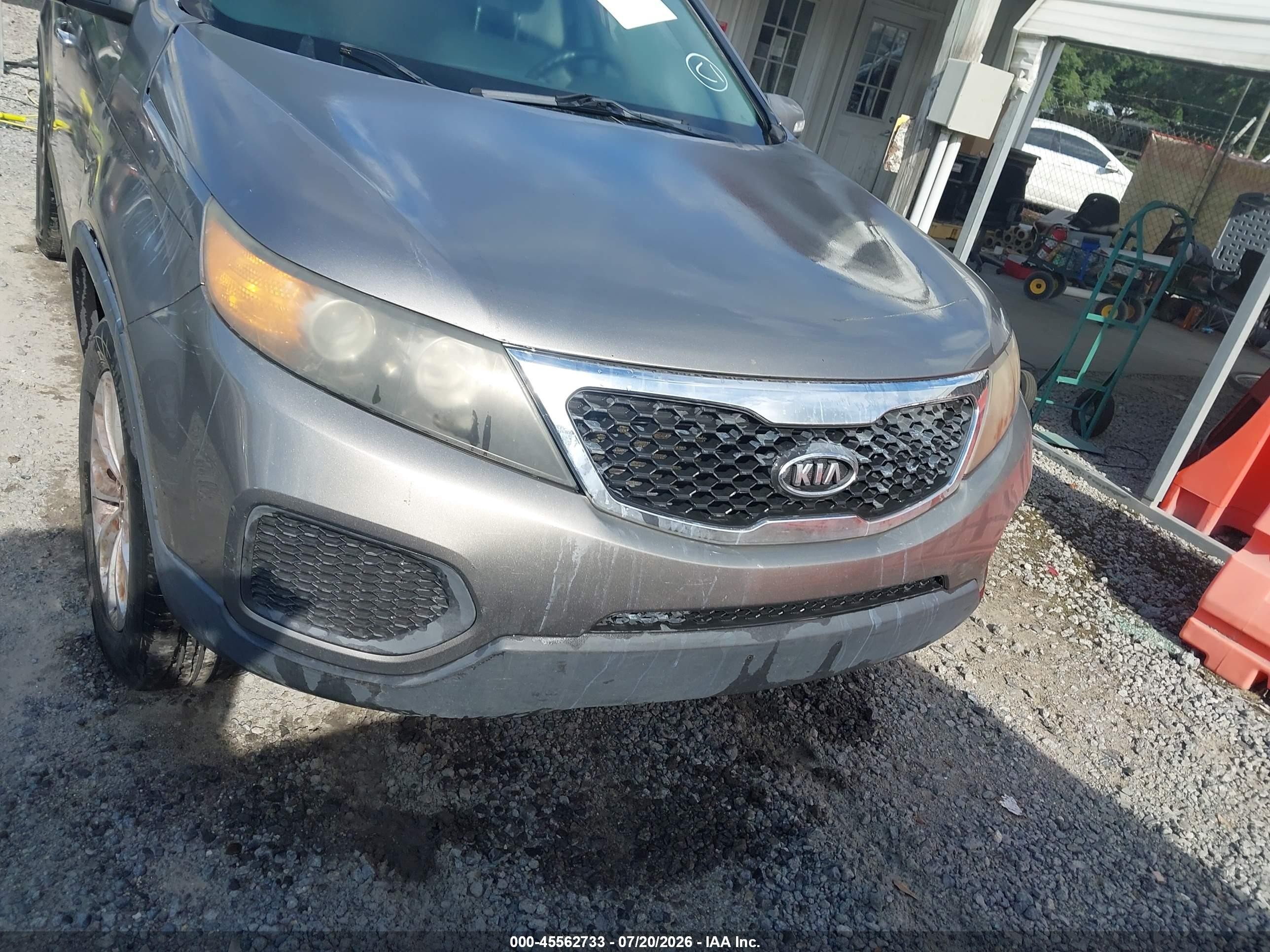 2011 Kia Sorento Lx V6 Серый vin: 5XYKTDA26BG085169