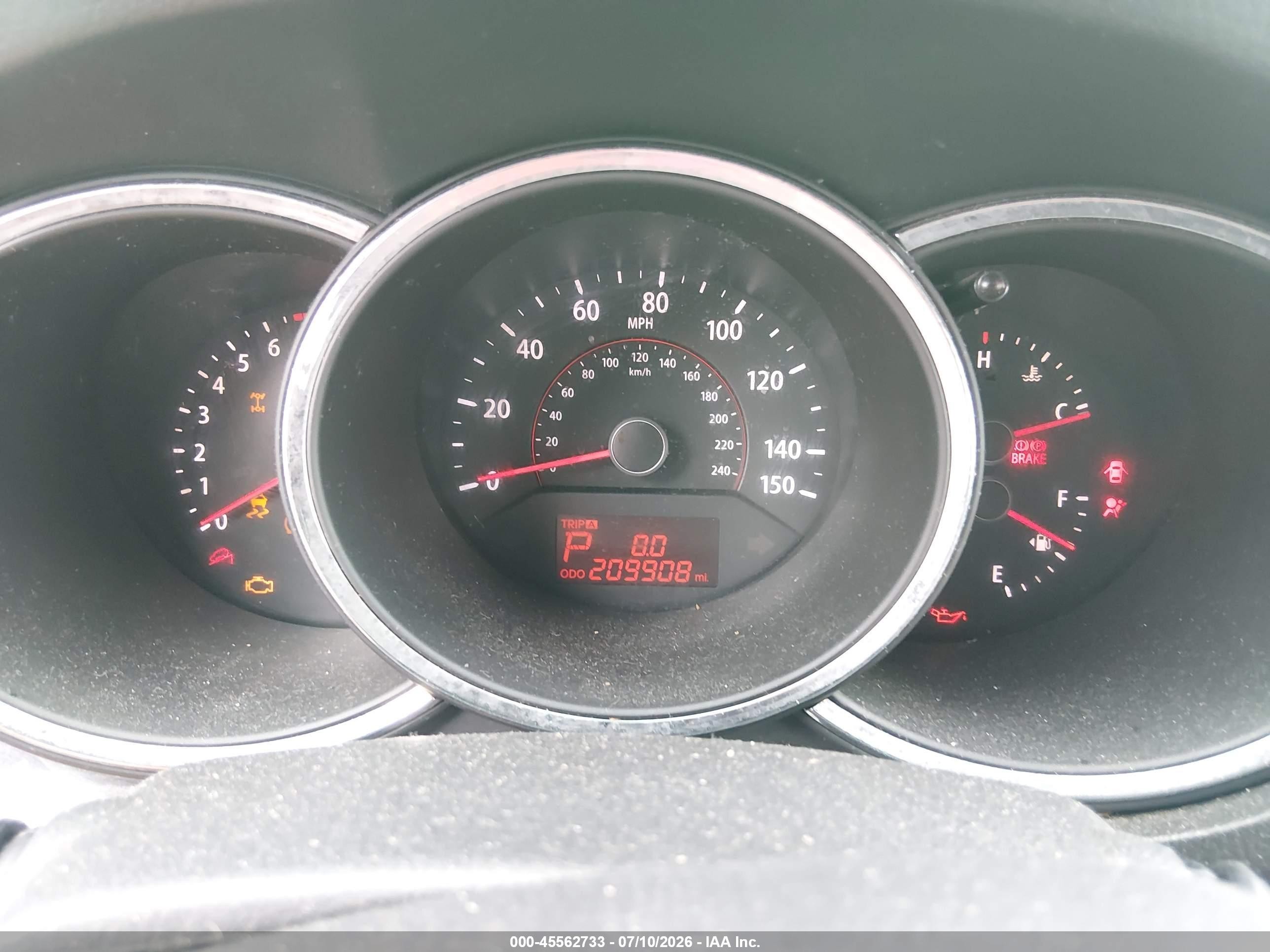 2011 Kia Sorento Lx V6 Серый vin: 5XYKTDA26BG085169
