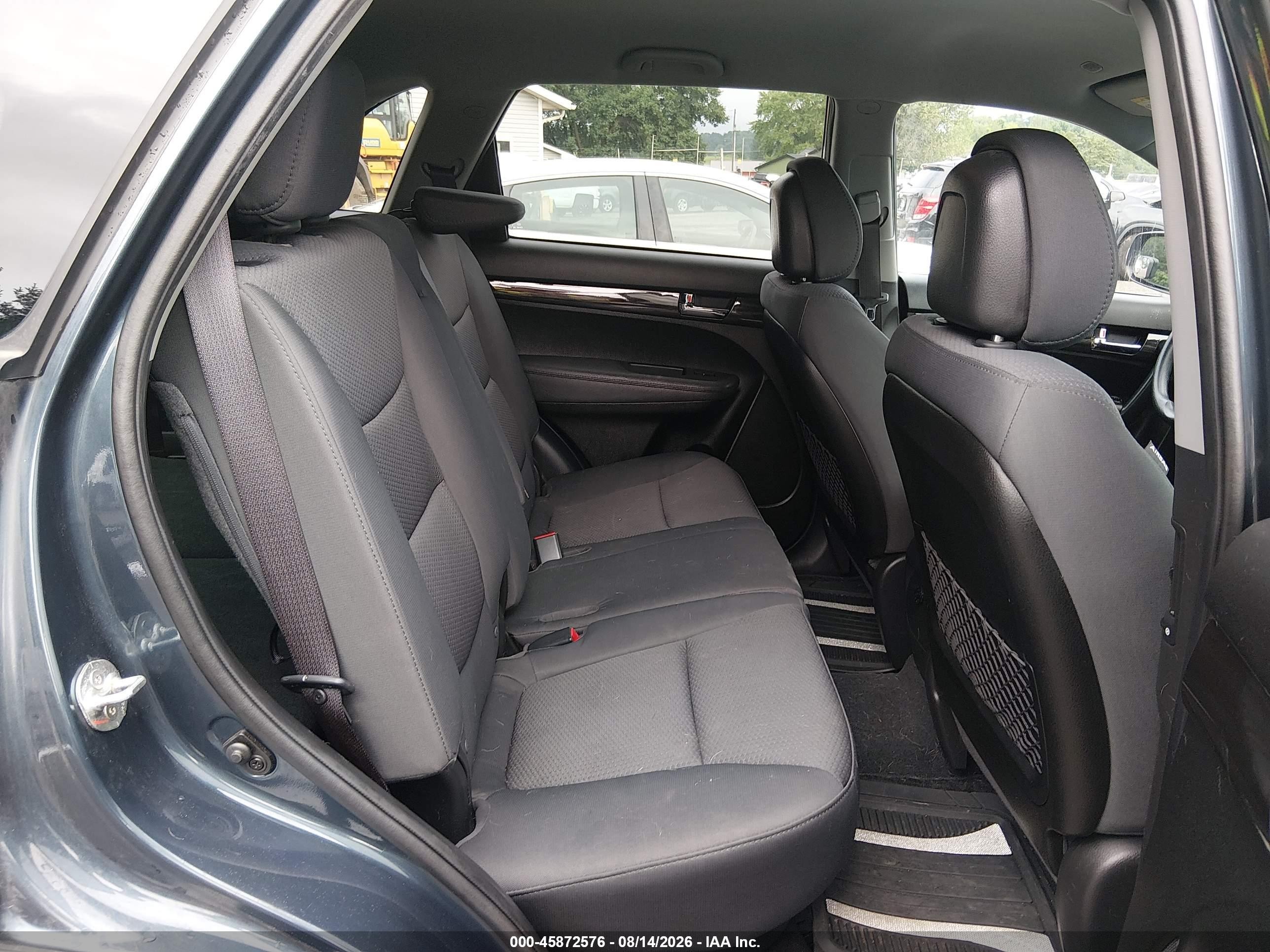 2012 Kia Sorento Lx V6 Blue vin: 5XYKTDA26CG191350