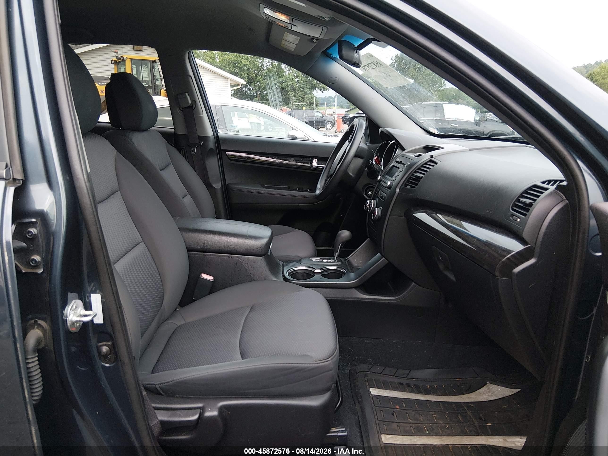 2012 Kia Sorento Lx V6 Blue vin: 5XYKTDA26CG191350