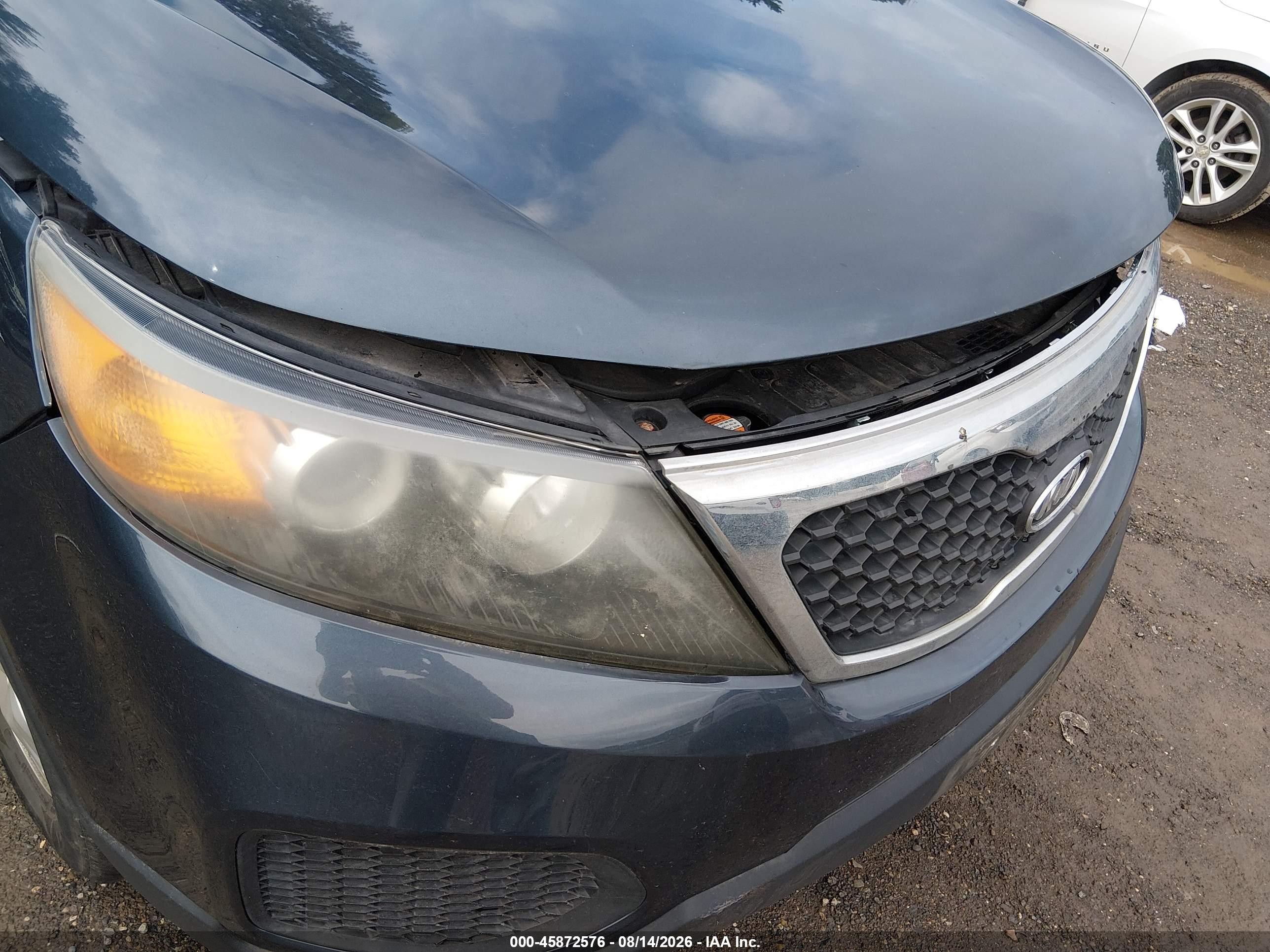 2012 Kia Sorento Lx V6 Blue vin: 5XYKTDA26CG191350