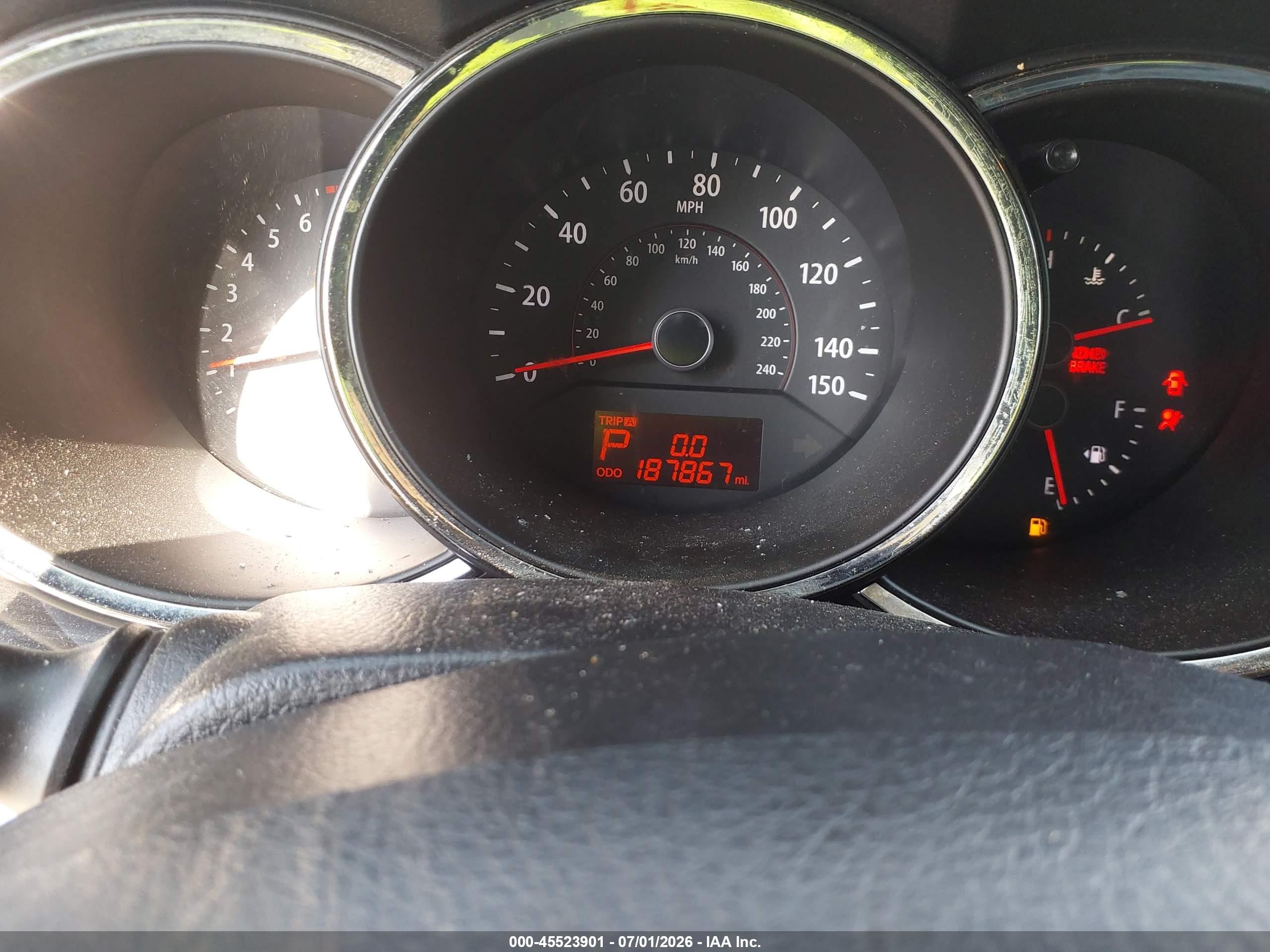 2012 Kia Sorento Lx V6 Gray vin: 5XYKTDA26CG224640