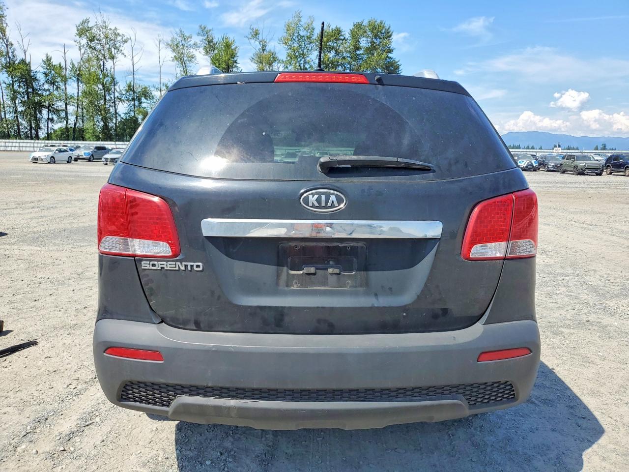 2012 Kia Sorento Lx Black vin: 5XYKTDA26CG227151