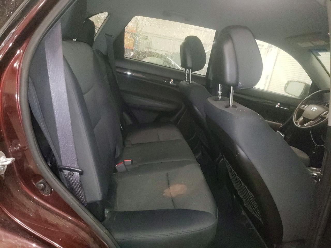 2012 Kia Sorento Lx Burgundy vin: 5XYKTDA26CG259355