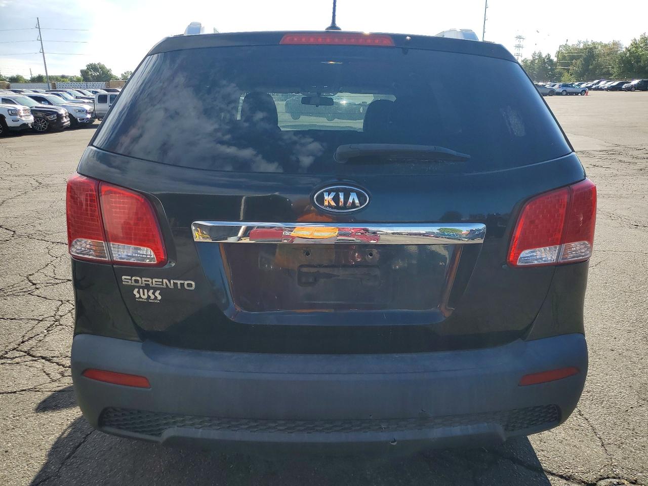 2011 Kia Sorento Lx Black vin: 5XYKTDA27BG049829