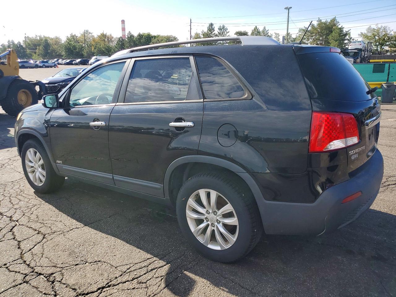 2011 Kia Sorento Lx Black vin: 5XYKTDA27BG049829
