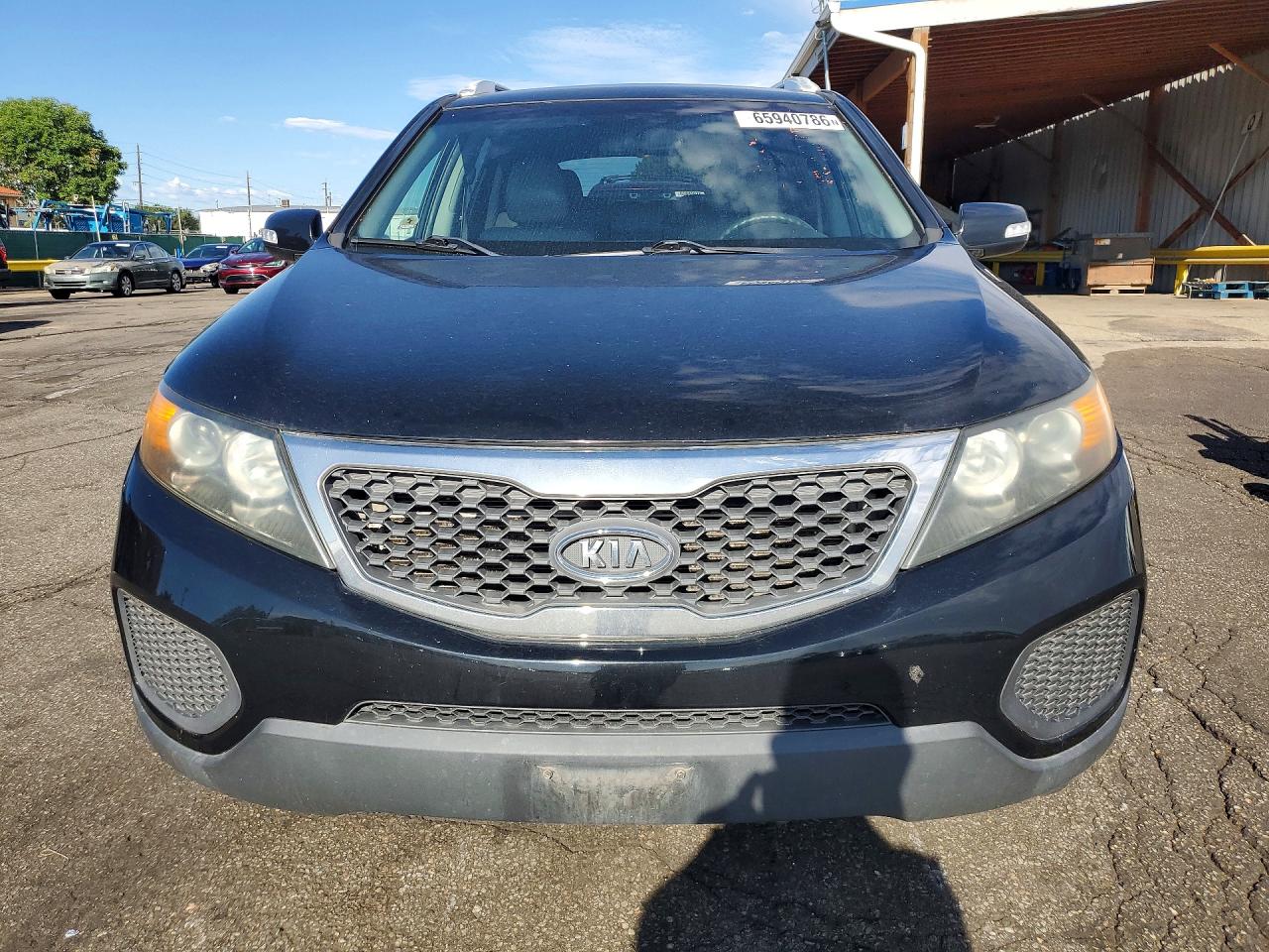 2011 Kia Sorento Lx Black vin: 5XYKTDA27BG049829