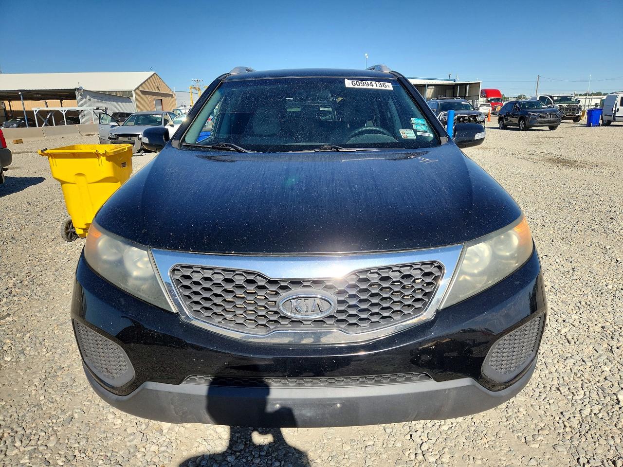 2011 Kia Sorento Lx Black vin: 5XYKTDA27BG050818