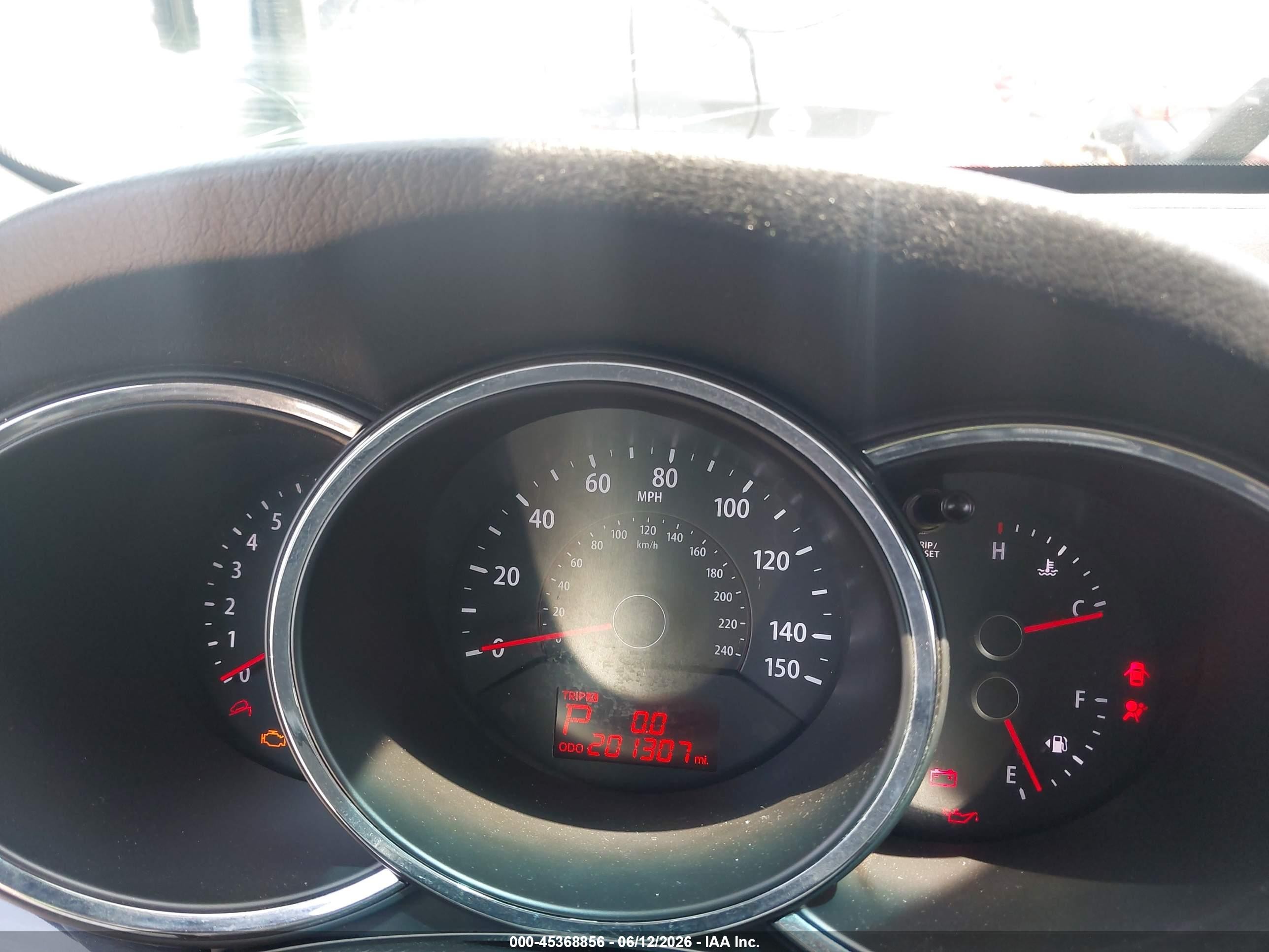 2012 Kia Sorento Lx V6 Black vin: 5XYKTDA27CG234996