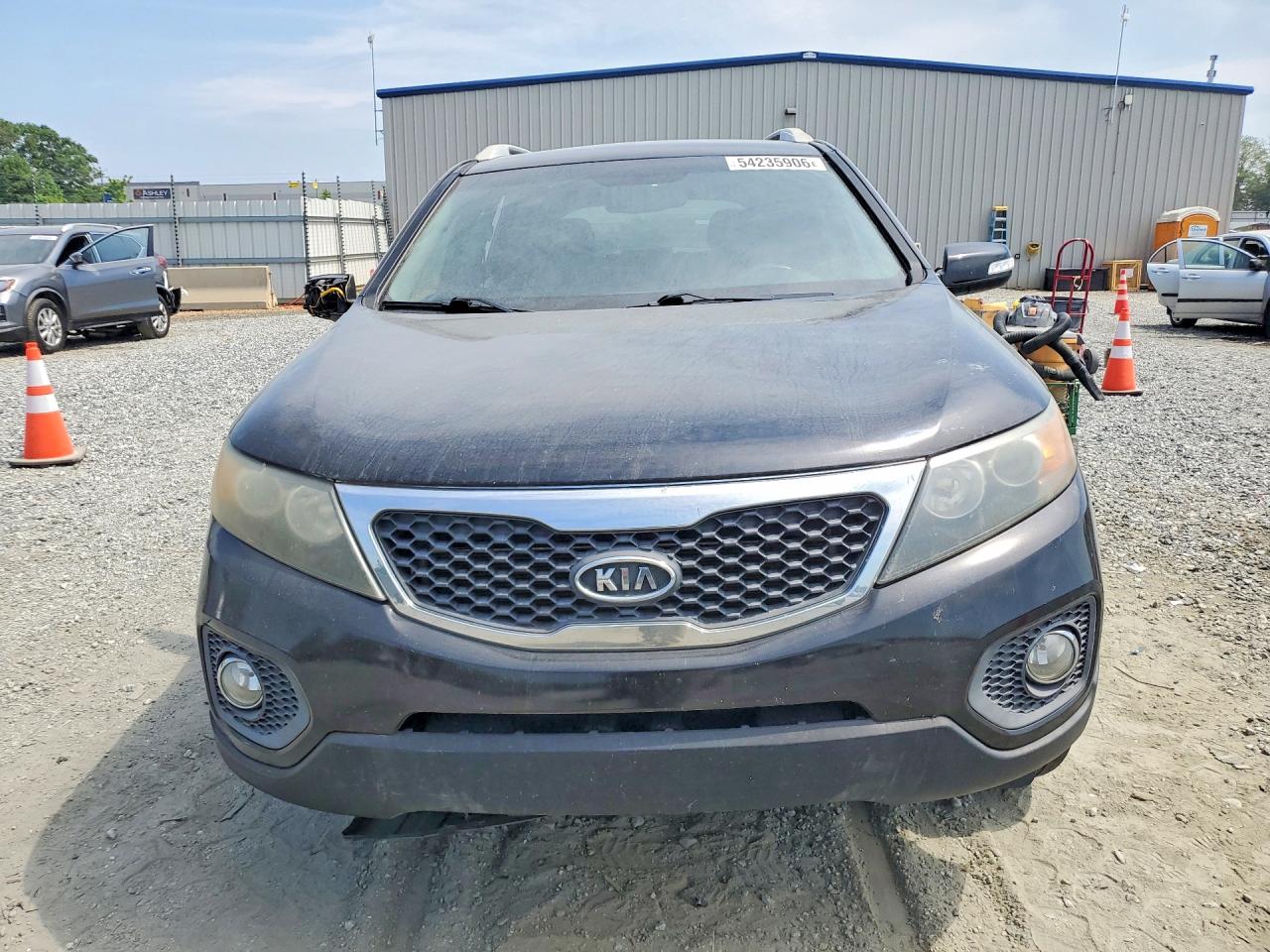 2012 Kia Sorento Lx Black vin: 5XYKTDA27CG269666