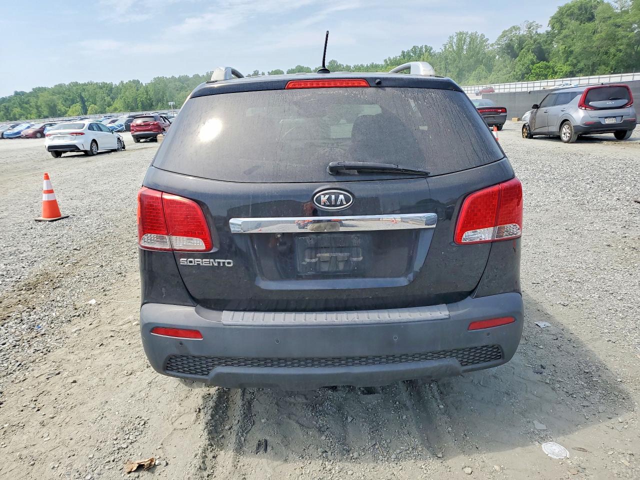 2012 Kia Sorento Lx Black vin: 5XYKTDA27CG269666
