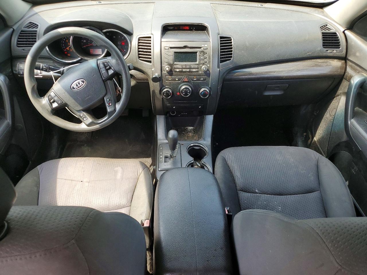 2012 Kia Sorento Lx Black vin: 5XYKTDA27CG269666