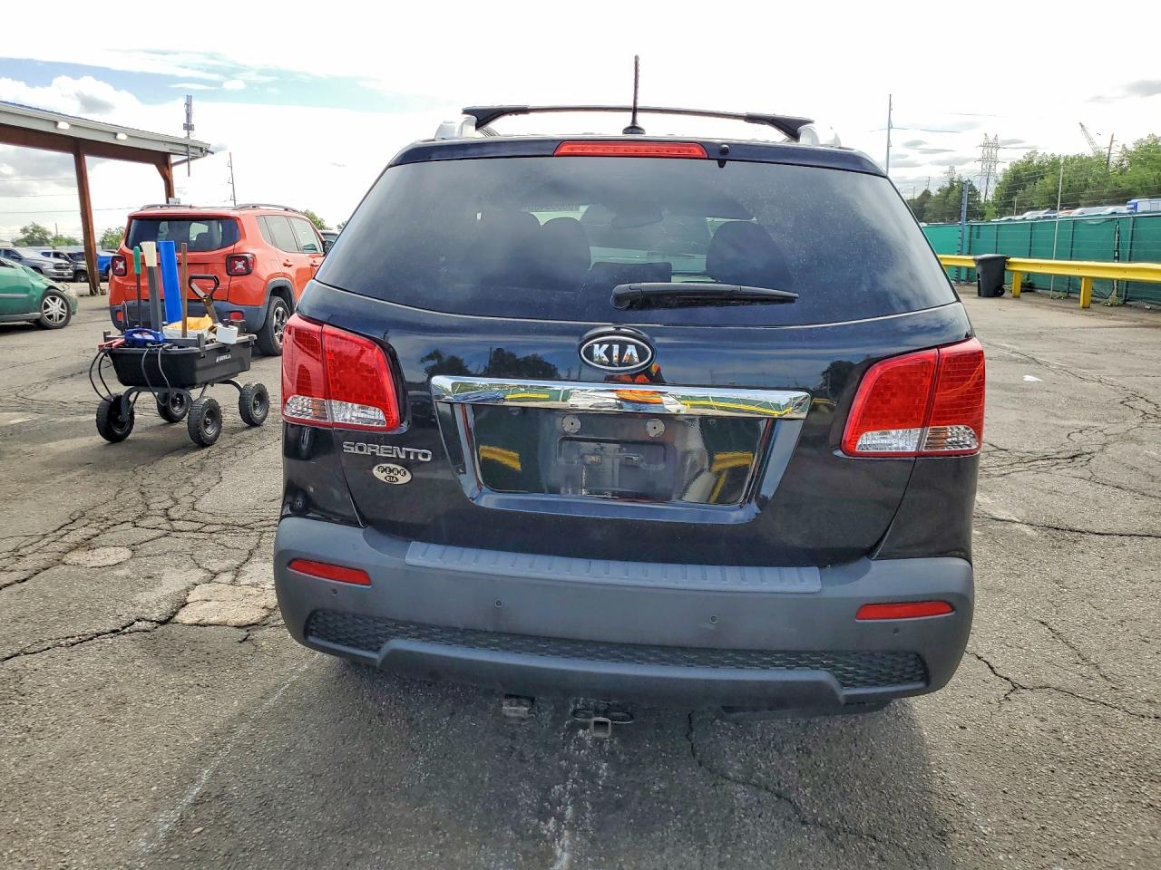 2013 Kia Sorento Lx Black vin: 5XYKTDA27DG337868