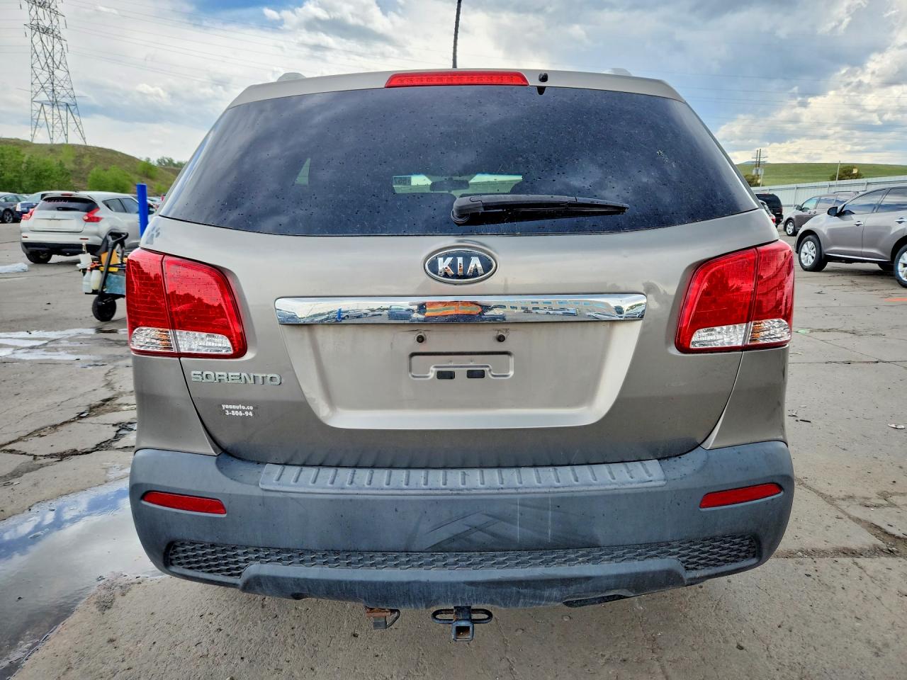 2013 Kia Sorento Lx Gray vin: 5XYKTDA27DG346487