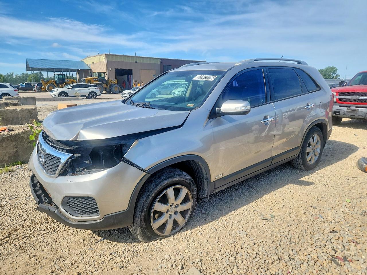 2013 Kia Sorento Lx Tan vin: 5XYKTDA28DG347681