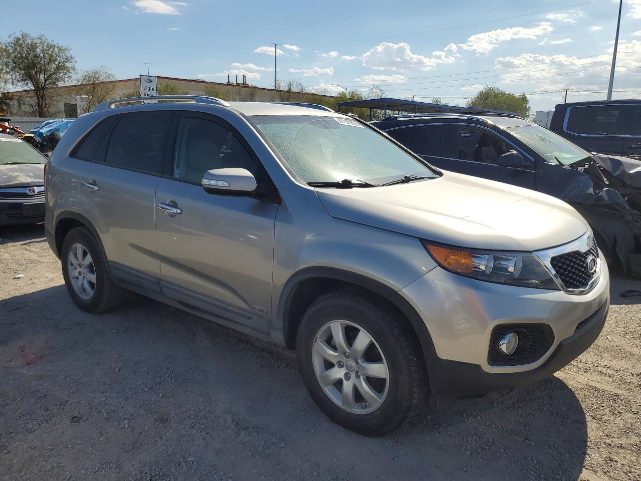 2013 Kia Sorento Lx Gray vin: 5XYKTDA28DG424016