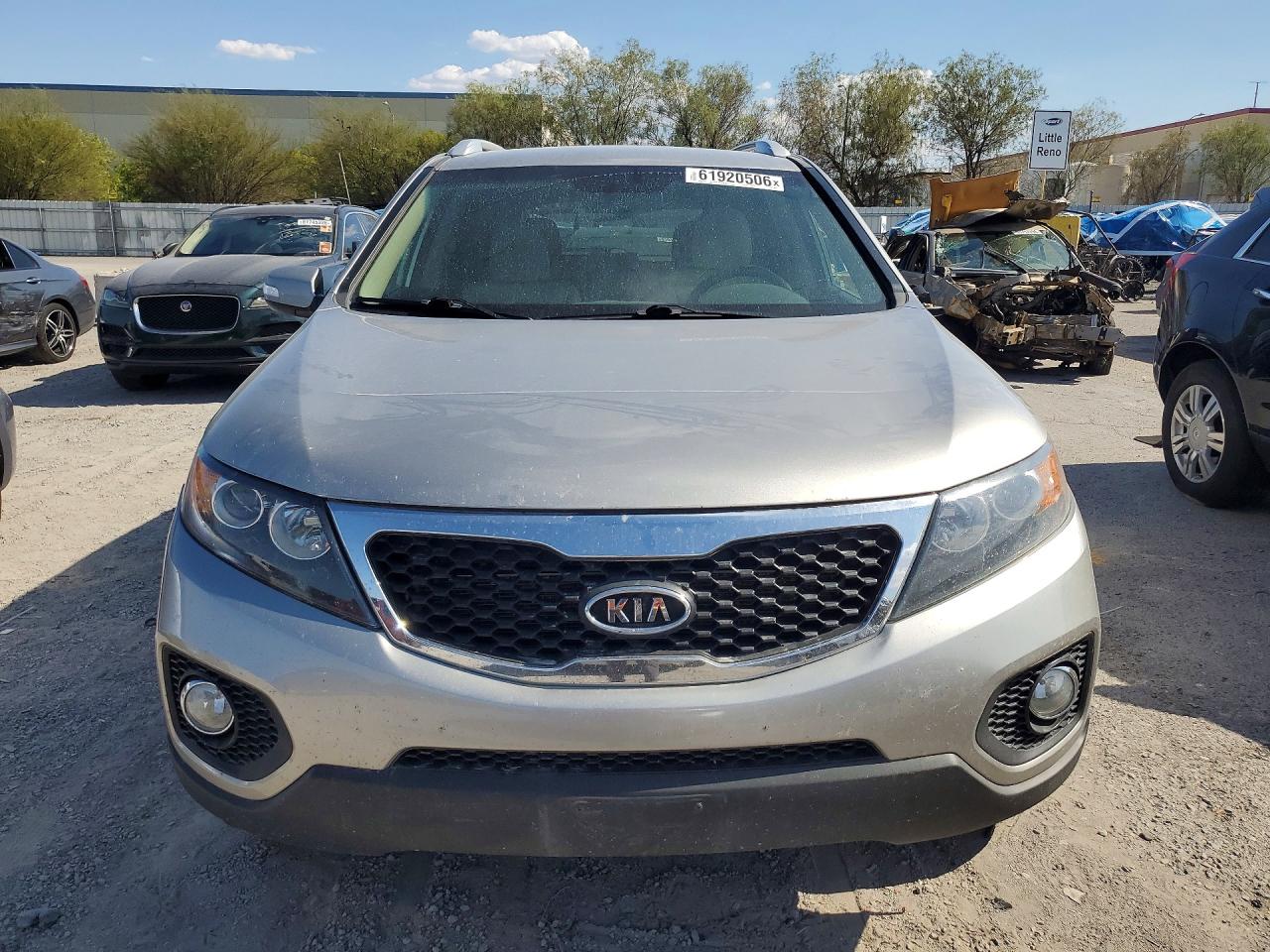 2013 Kia Sorento Lx Gray vin: 5XYKTDA28DG424016
