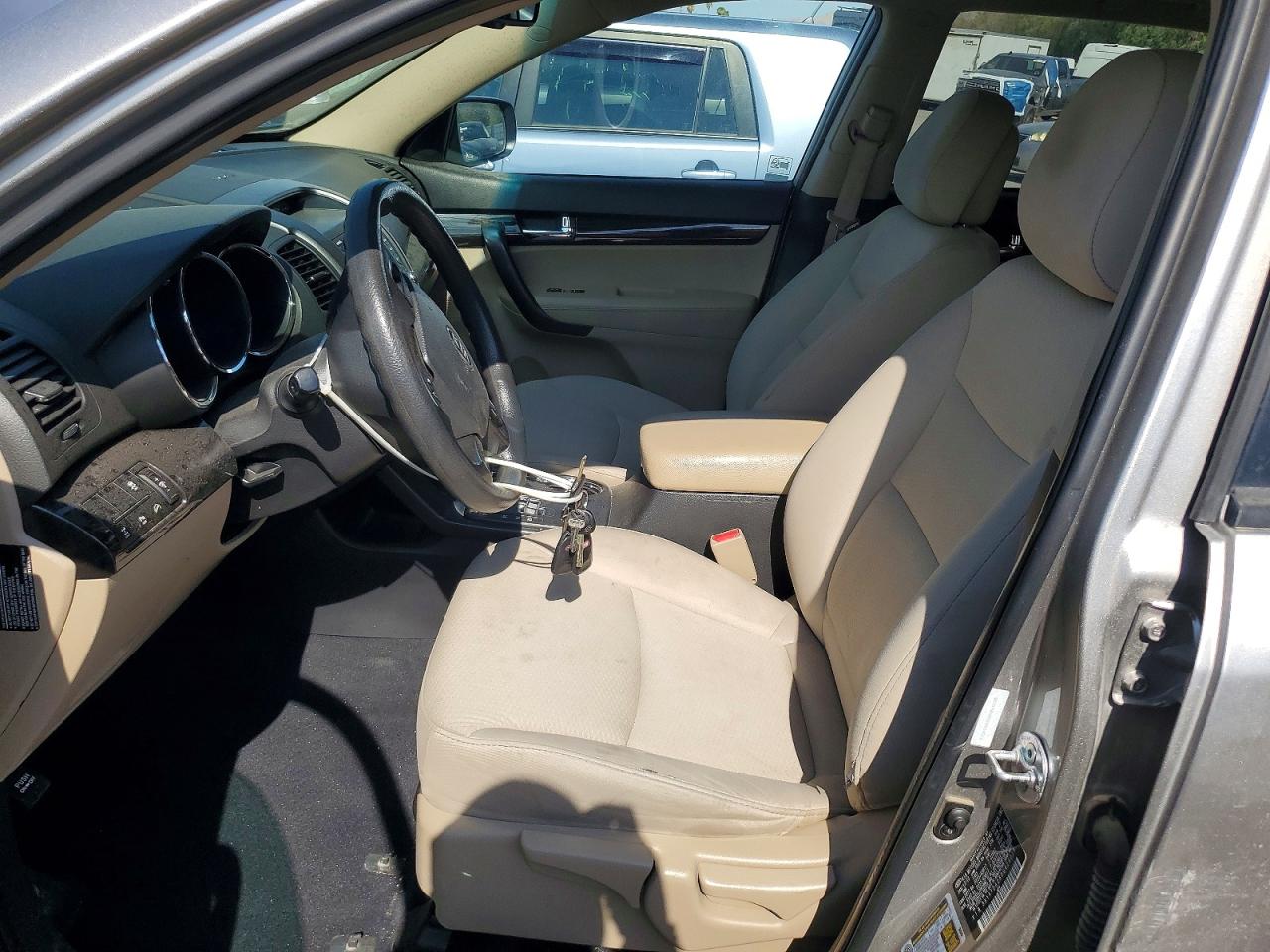 2013 Kia Sorento Lx Gray vin: 5XYKTDA28DG424016