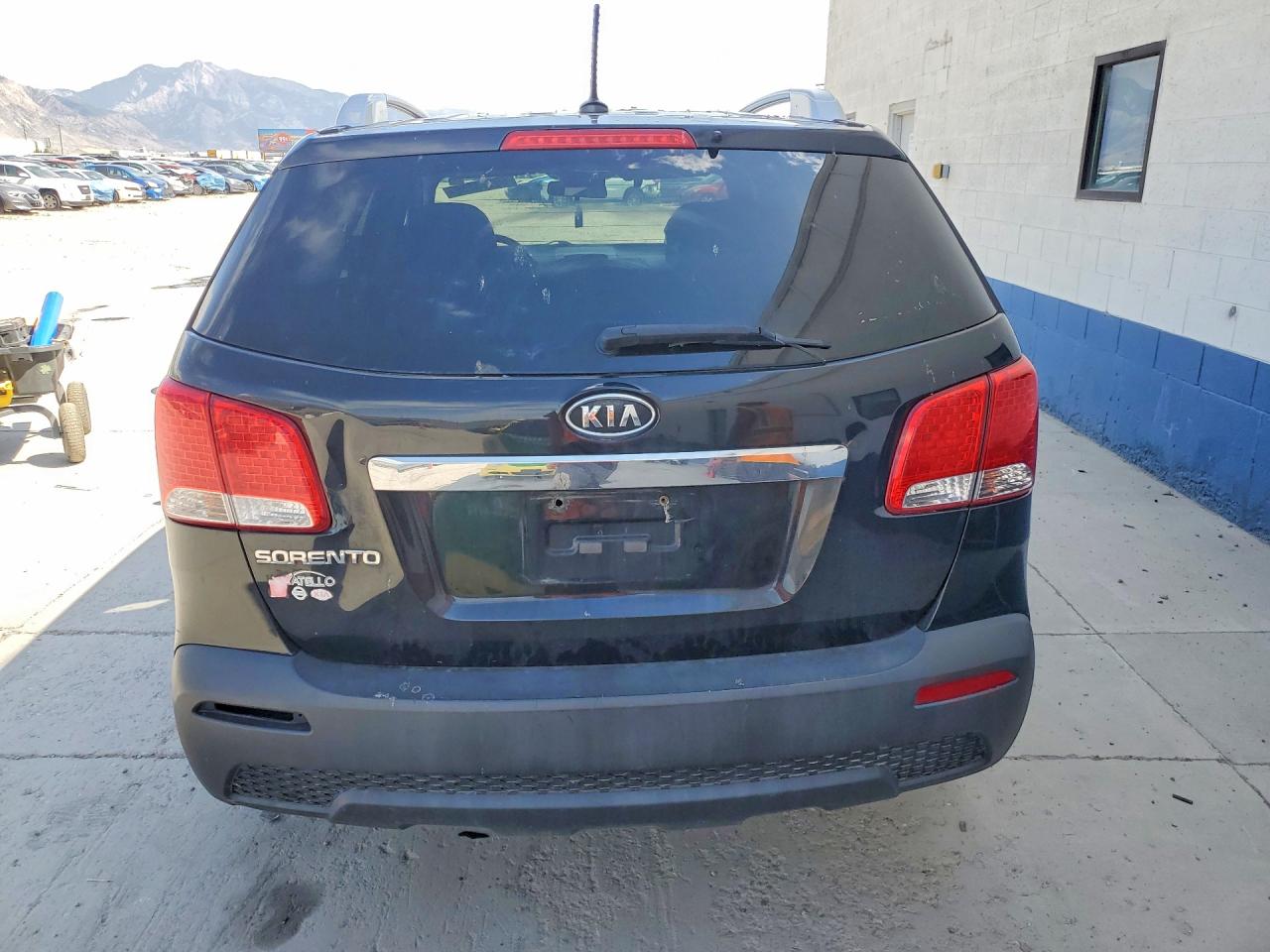 2012 Kia Sorento Lx Black vin: 5XYKTDA29CG234675