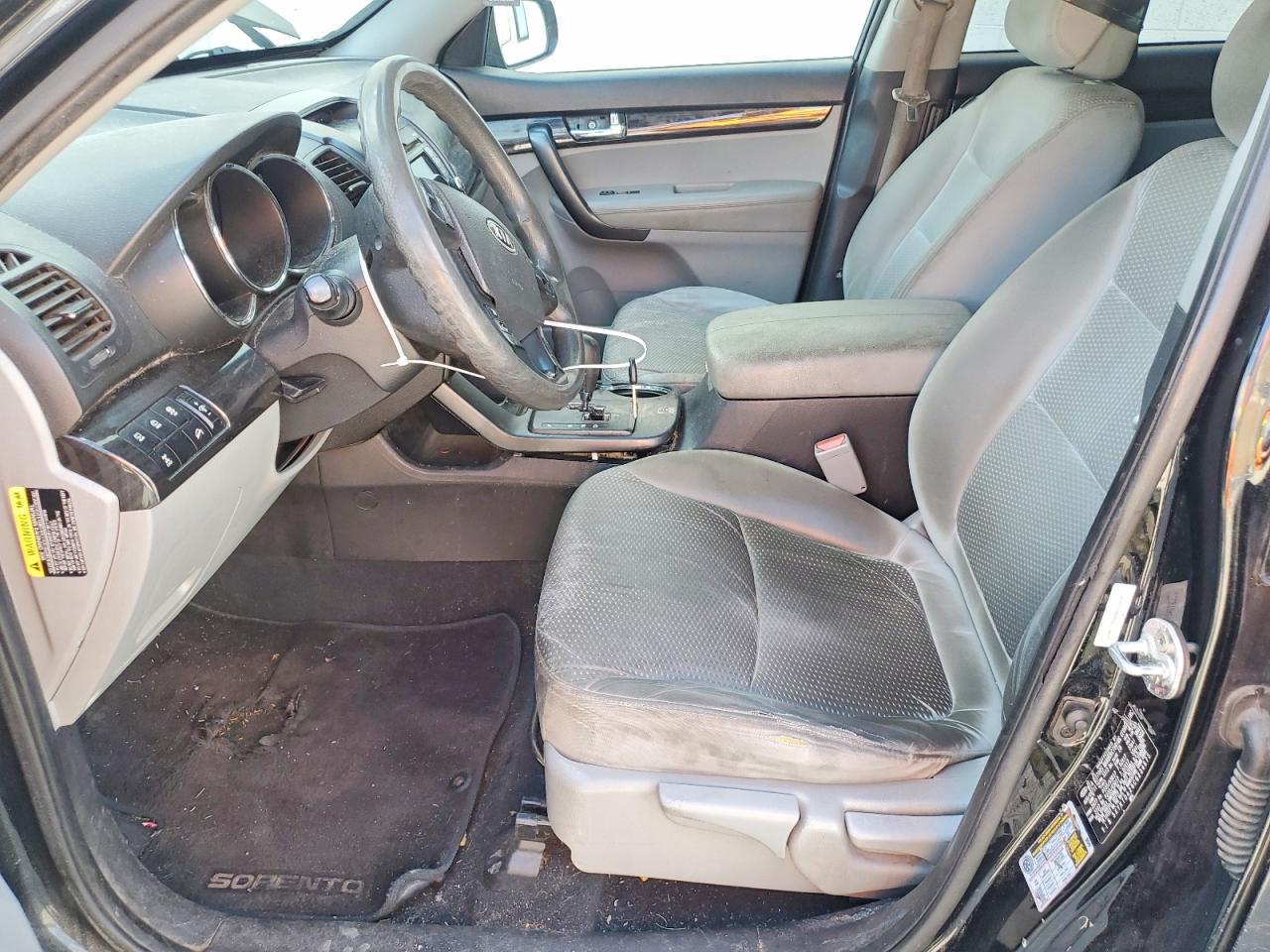 2012 Kia Sorento Lx Black vin: 5XYKTDA29CG234675