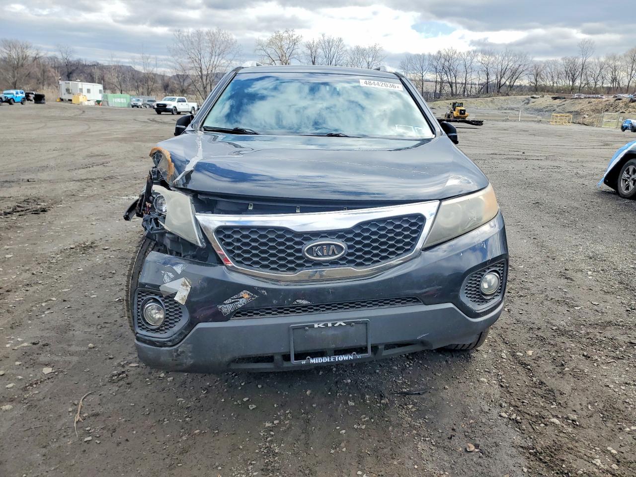 2011 Kia Sorento Lx Черный vin: 5XYKTDA2XBG141257