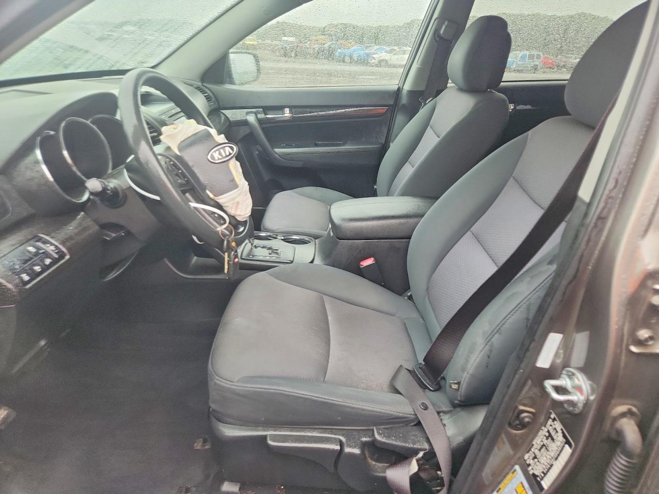 2013 Kia Sorento Lx Gray vin: 5XYKTDA2XDG383629